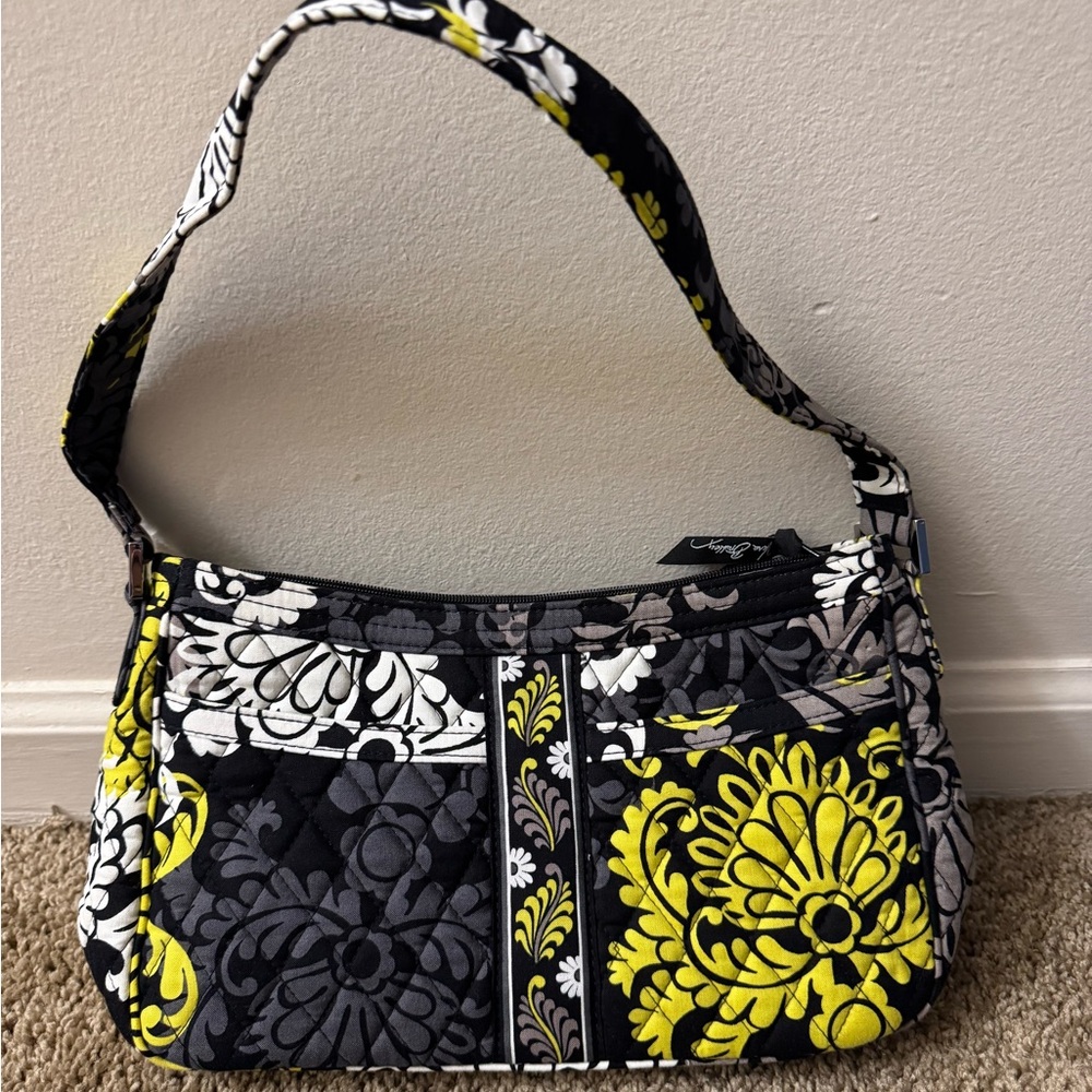 Vera Bradley Little Hipster shoulder bag in the retired "Baroque" pattern.